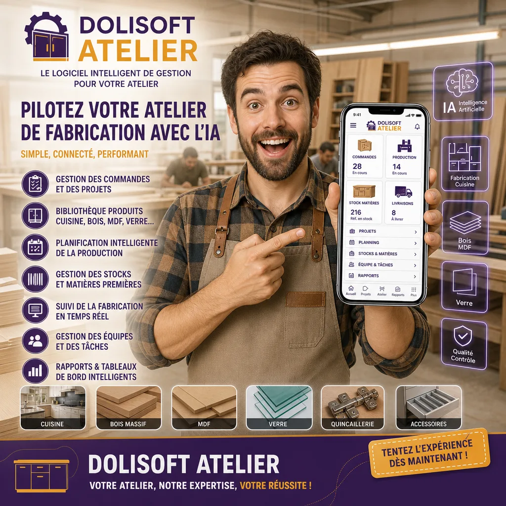 Dinateck Gestion Atelier 2026