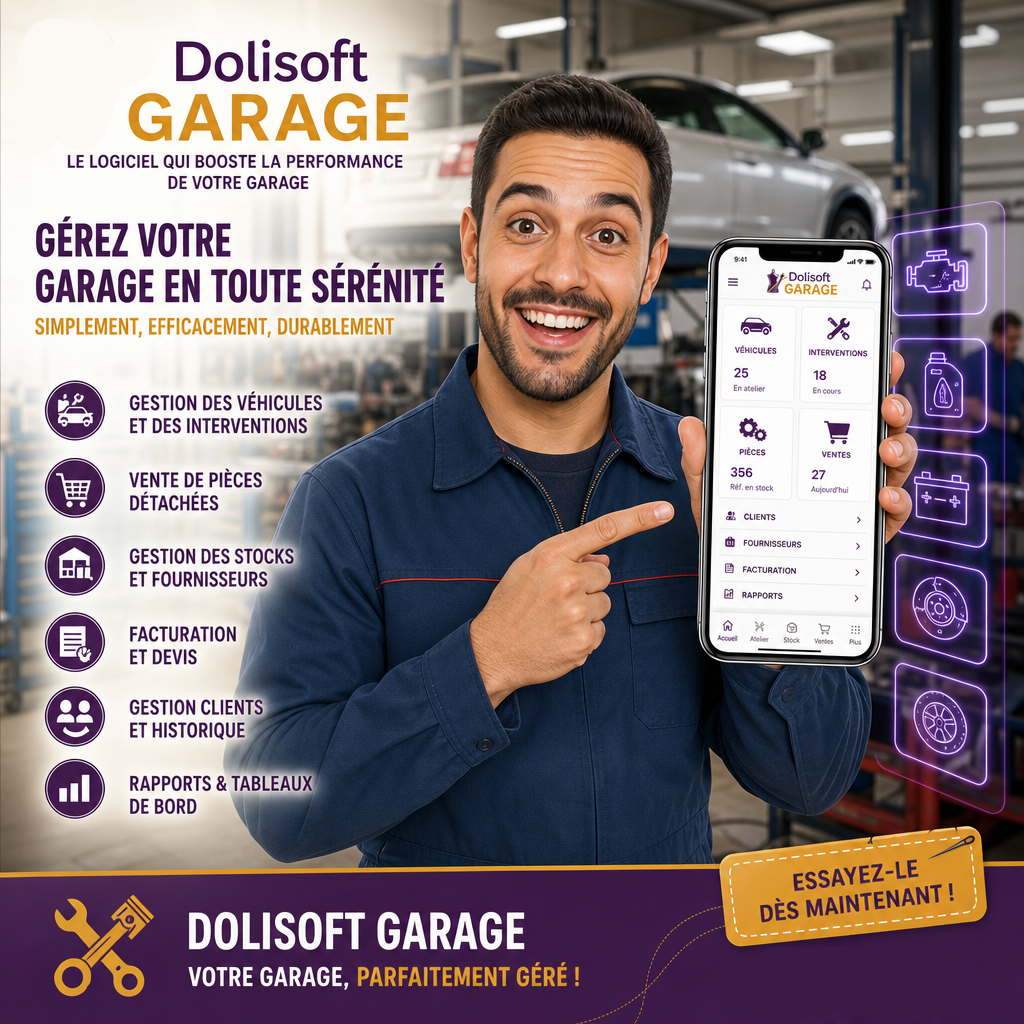 DoliSoft Garagiste 2026